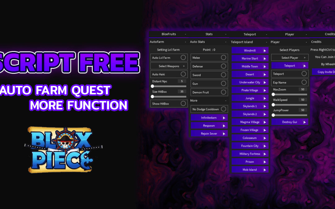 Blox Fruits NEW GUI, ANTI BAN, AUTO LEVEL FARM & MORE!