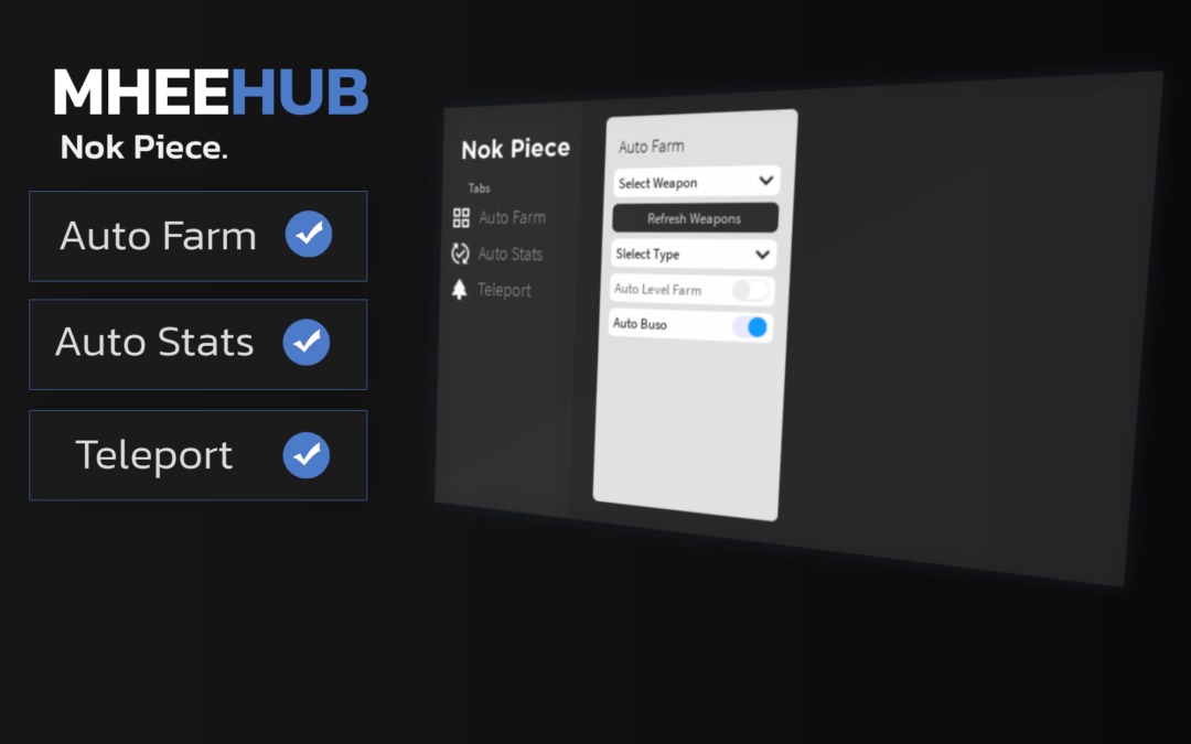 Nok Piece AUTO LEVEL FARM, AUTO STATS & TELEPORT