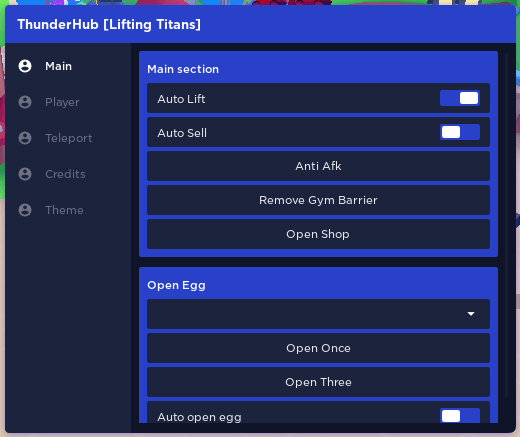 Lifting Titans AUTO LIFT, AUTO SELL & AUTO HATCH GUI