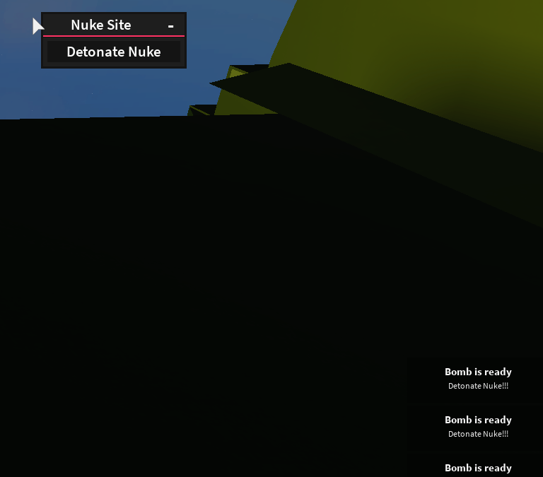 Nuke Site DETONATE NUKE GUI